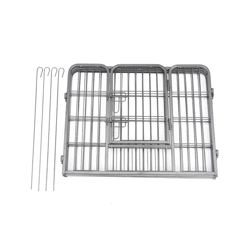Metal köpek çit muhafazası katlanabilir tüp köpek oyun parkı Metal köpek çit muhafazası katlanabilir tüp köpek oyun parkı