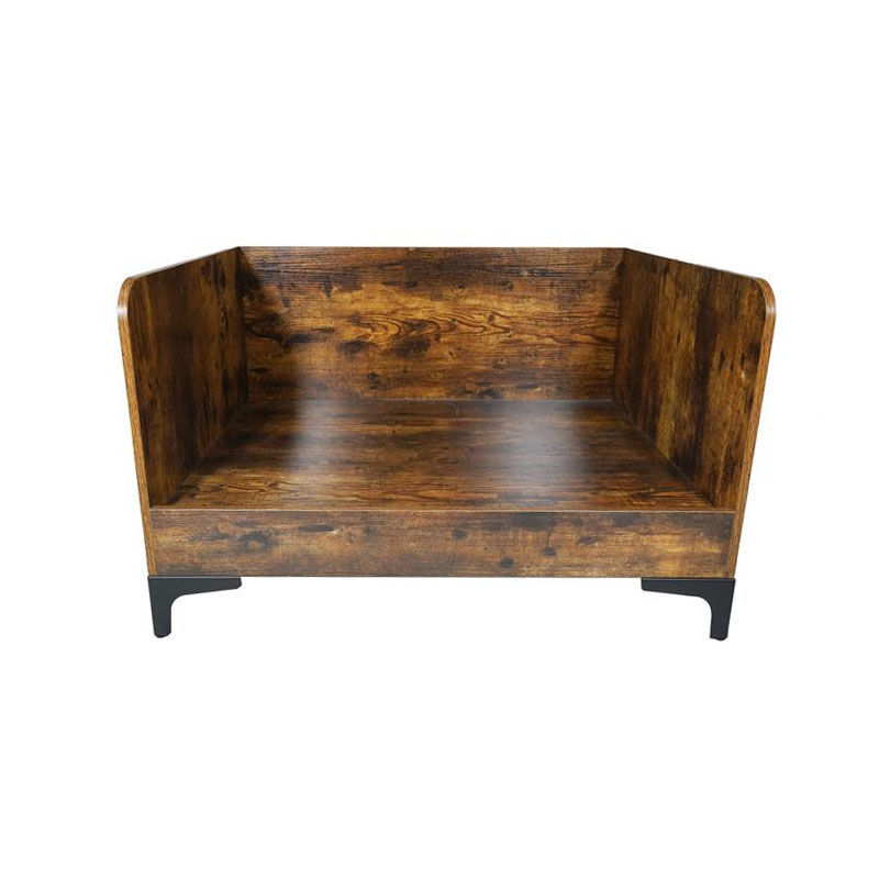 Çerçeveli modern kapalı ahşap yükseltilmiş köpek yatağı Çerçeveli modern kapalı ahşap yükseltilmiş köpek yatağı