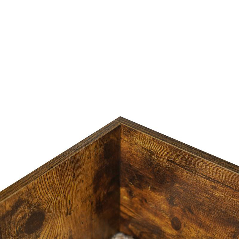 Çerçeveli modern kapalı ahşap yükseltilmiş köpek yatağı Çerçeveli modern kapalı ahşap yükseltilmiş köpek yatağı