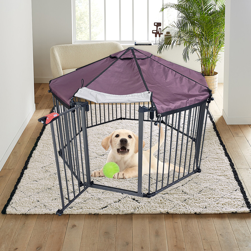 Su geçirmez kapalı açık hava ağır tüp büyük köpek kafesi Su geçirmez kapalı açık hava ağır tüp büyük köpek kafesi