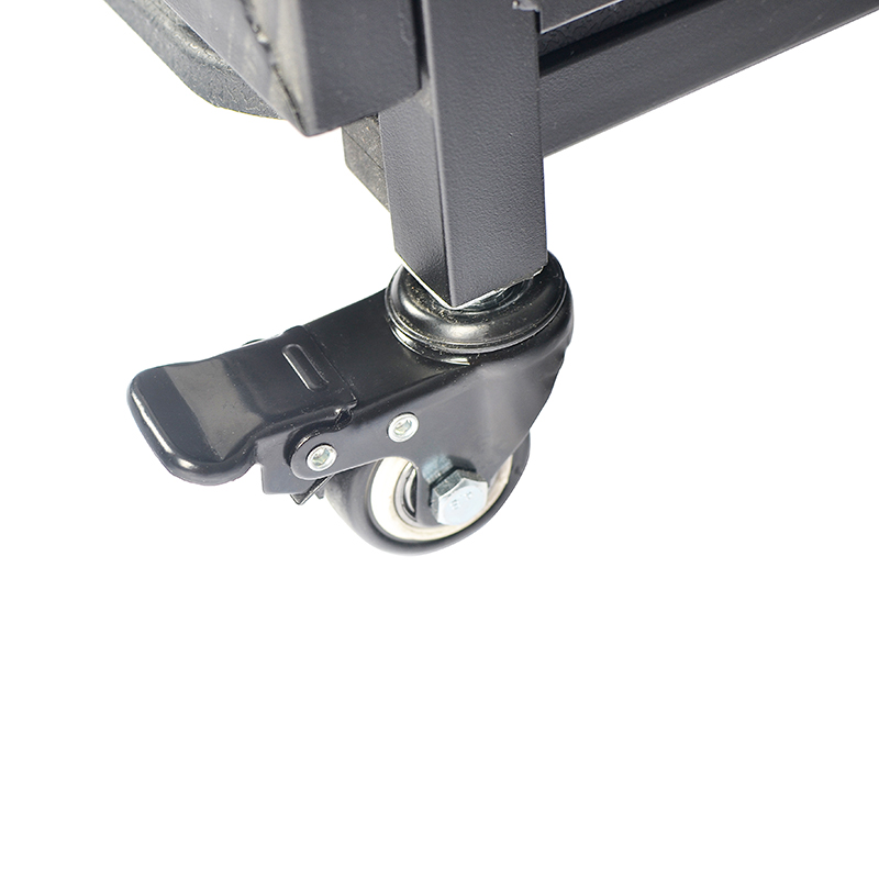 Tekerlekler ile ahşap mobilya tarzı köpek kafesi Tekerlekler ile ahşap mobilya tarzı köpek kafesi