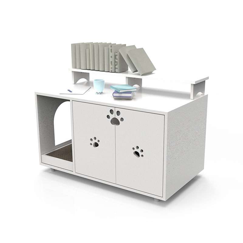 Mobilya kedi tuvalet büyük gizli çöp dolabı mobilya kedi kafes