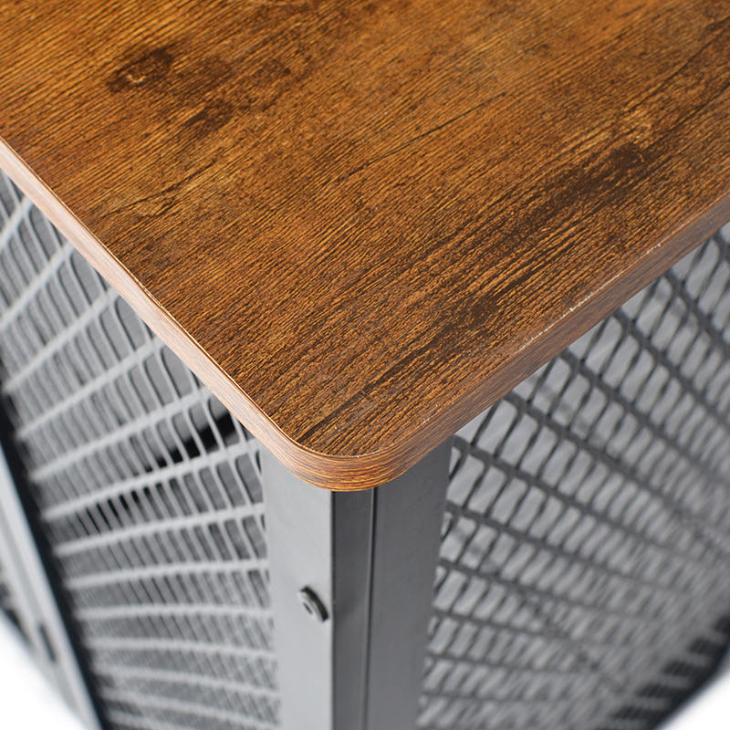 Açık üst ağır hizmet tipi ahşap mobilya tarzı köpek kafesi Açık üst ağır hizmet tipi ahşap mobilya tarzı köpek kafesi