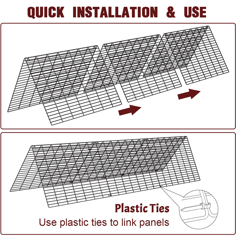 Açık hava, avlu için büyük ördek tavuk kümesi kafesi Açık hava, avlu için büyük ördek tavuk kümesi kafesi