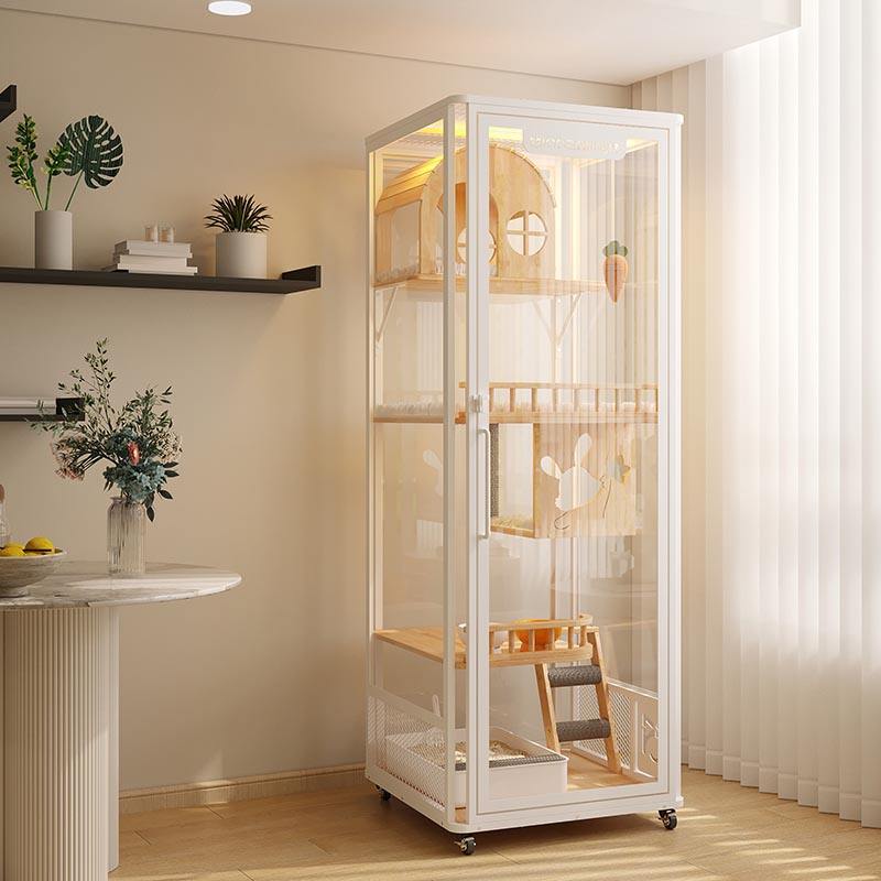 Kapalı panoramik kule otel ahşap villa büyük kedi kafesi muhafaza kabini Kapalı panoramik kule otel ahşap villa büyük kedi kafesi muhafaza kabini