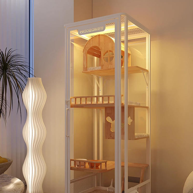 Kapalı panoramik kule otel ahşap villa büyük kedi kafesi muhafaza kabini Kapalı panoramik kule otel ahşap villa büyük kedi kafesi muhafaza kabini