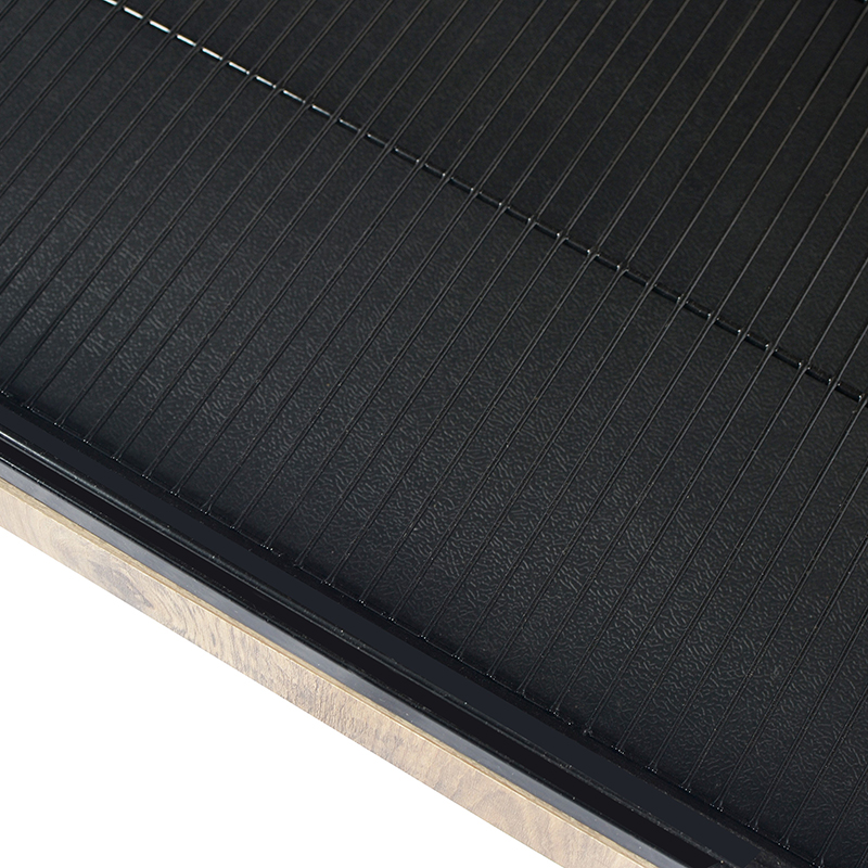 Fildişi kapalı büyük ahşap mobilya tarzı metal köpek sandığı Fildişi kapalı büyük ahşap mobilya tarzı metal köpek sandığı