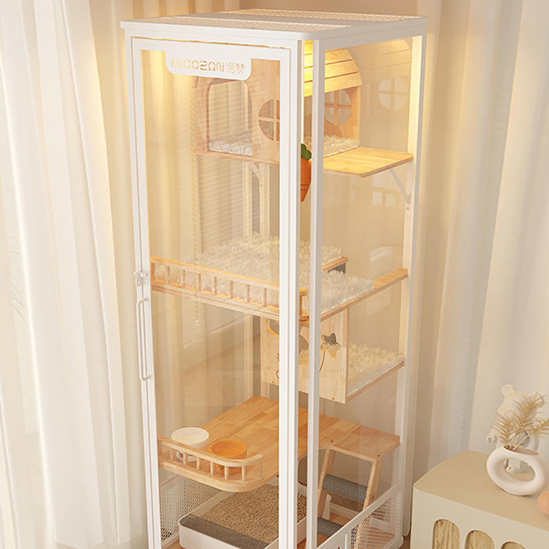 Kapalı panoramik kule otel ahşap villa büyük kedi kafesi muhafaza kabini Kapalı panoramik kule otel ahşap villa büyük kedi kafesi muhafaza kabini