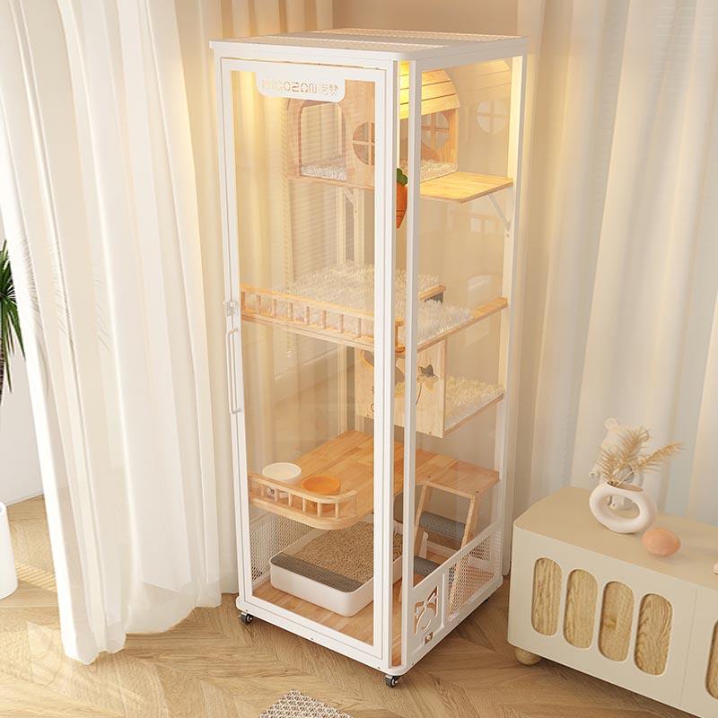 Kapalı panoramik kule otel ahşap villa büyük kedi kafesi muhafaza kabini Kapalı panoramik kule otel ahşap villa büyük kedi kafesi muhafaza kabini