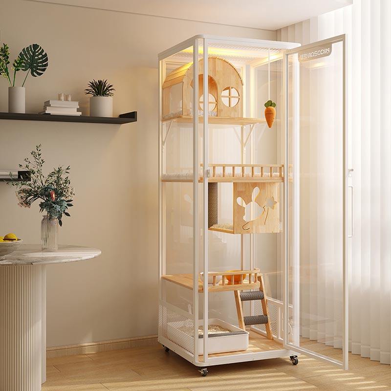 Kapalı panoramik kule otel ahşap villa büyük kedi kafesi muhafaza kabini Kapalı panoramik kule otel ahşap villa büyük kedi kafesi muhafaza kabini