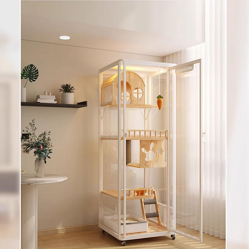 Kapalı panoramik kule otel ahşap villa büyük kedi kafesi muhafaza kabini Kapalı panoramik kule otel ahşap villa büyük kedi kafesi muhafaza kabini