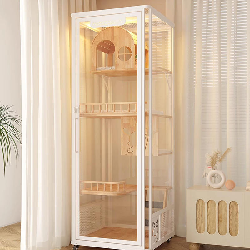 Kapalı panoramik kule otel ahşap villa büyük kedi kafesi muhafaza kabini Kapalı panoramik kule otel ahşap villa büyük kedi kafesi muhafaza kabini