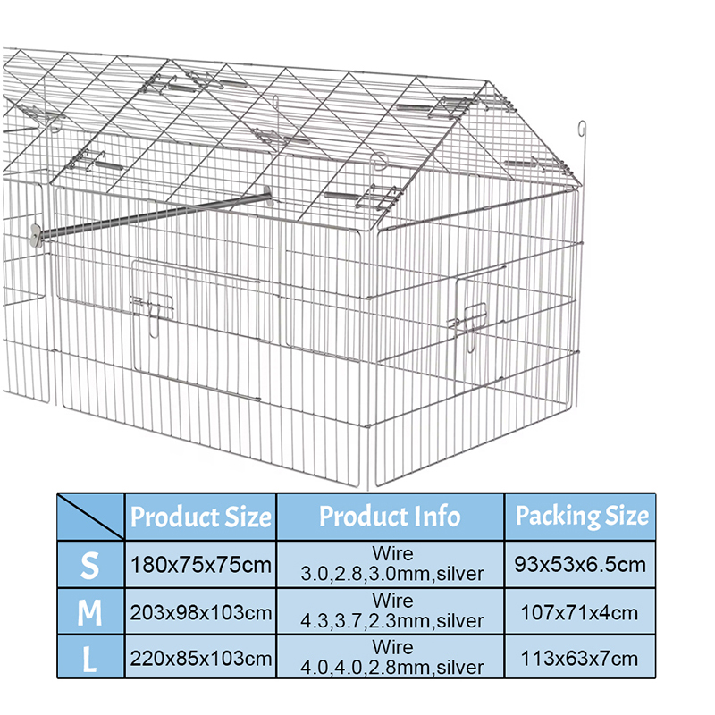 UV örtüsü ile açık katlanabilir kümes hayvanları çit tel tavuk kümesi UV örtüsü ile açık katlanabilir kümes hayvanları çit tel tavuk kümesi