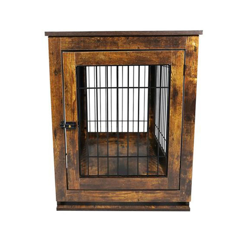 Kapalı ahşap köpek kulübesi mobilya tarzı köpek kafesi Kapalı ahşap köpek kulübesi mobilya tarzı köpek kafesi