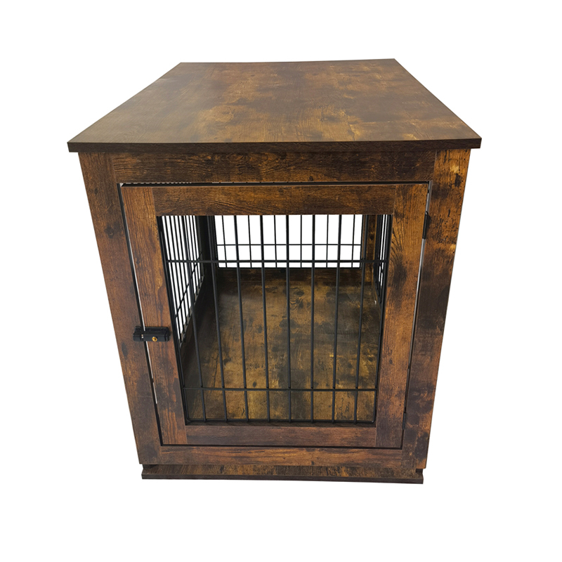 Kapalı ahşap köpek kulübesi mobilya tarzı köpek kafesi Kapalı ahşap köpek kulübesi mobilya tarzı köpek kafesi