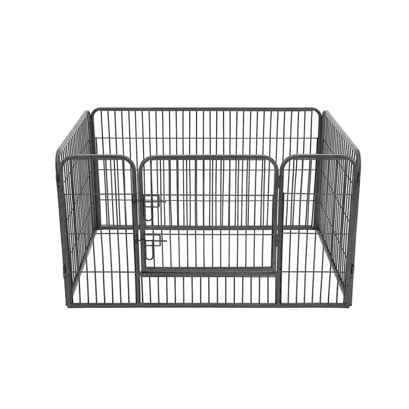 Ağır hizmet tipi katlanabilir tüp metal köpek playpen