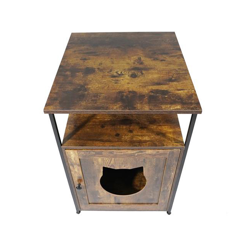 Kapalı yan masa mobilya tarzı kediler kafes çöp dolabı Kapalı yan masa mobilya tarzı kediler kafes çöp dolabı
