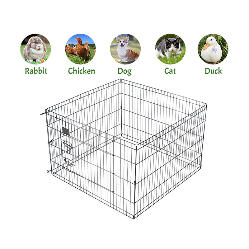 4 panel Katlanabilir tel metal köpek oyun parkı 4 panel Katlanabilir tel metal köpek oyun parkı